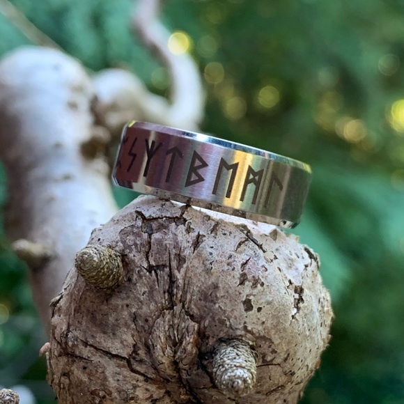 ☀️NEW ITEM!🌹NWT Rune/Futhark alphabet symbol ring - Picture 10 of 16